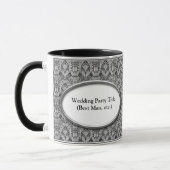 パーソナライズな結婚披露宴のマグ マグカップ (左)