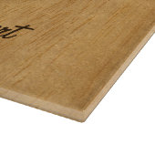 パーソナライズな結婚祝いのヤシの木の島のデザイン カッティングボード (角)