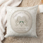 パーソナライズな綿記念日のギフトのアイディア、枕 クッション (ブランケット)