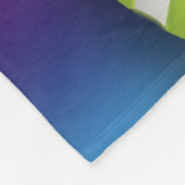 パーソナライズな緑のテニス・ボール フリースブランケット (角)