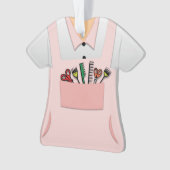 パーソナライズな美容院の美容師のオーナメント オーナメント (正面)