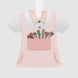 パーソナライズな美容院の美容師のオーナメント オーナメント