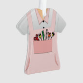 パーソナライズな美容院の美容師のオーナメント オーナメント (正面)