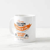 パーソナライズな義母のマグ コーヒーマグカップ (正面左)