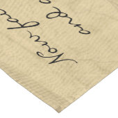 パーソナライズな聖書の詩のテーブルのランナー ショートテーブルランナー (コーナー)