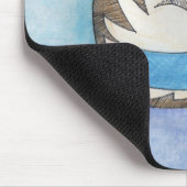 パーソナライズな脂肪質猫のおもしろいなmousepad マウスパッド (コーナー)