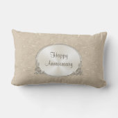 パーソナライズな腰神経の枕写真記念日のギフト ランバークッション (裏面)