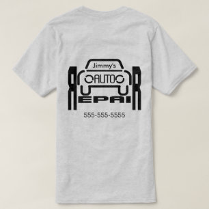 パーソナライズな自動車修理 Tシャツ