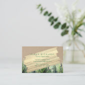 パーソナライズな自然の景色の名刺 名刺 (スタンド正面)