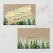 パーソナライズな自然の景色の名刺 名刺 (正面/裏面)