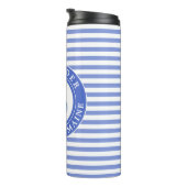 パーソナライズな航海のないかりの濃紺 タンブラー (回転右)