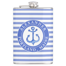パーソナライズな航海のないかり海軍 フラスク