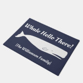 パーソナライズな航海のなクジラこんにちはそこに海軍- ドアマット (アングル)