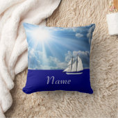 パーソナライズな航行の枕 クッション (ブランケット)