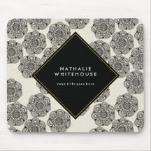 パーソナライズな花のマウスパッド