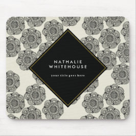 パーソナライズな花のマウスパッド マウスパッド