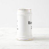 パーソナライズな花婿介添人の結婚式の引き出物のジョッキ ビールジョッキ (中央)