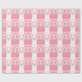 パーソナライズな花嫁のピンクシャワーの包装紙 ラッピングペーパー (フラット)