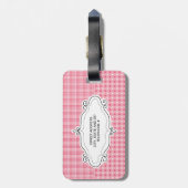 パーソナライズな荷物のラベル ラゲッジタグ (裏面縦)