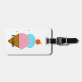 パーソナライズな荷物は子供へに付けます ラゲッジタグ (正面横)