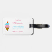 パーソナライズな荷物は子供へに付けます ラゲッジタグ (裏面横)