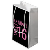 パーソナライズな菓子16の好意のバッグ スモールペーパーバッグ (裏面アングル)