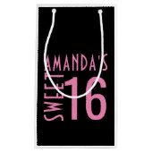 パーソナライズな菓子16の好意のバッグ スモールペーパーバッグ (正面)