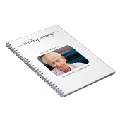 パーソナライズな葬儀の来客名簿/記念は署名します ノートブック (右側)