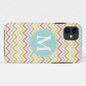 パーソナライズな虹シェブロン Case-Mate iPhoneケース (裏面(横))