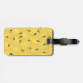 パーソナライズな蜂のぶんぶんうなること ラゲッジタグ (裏面横)