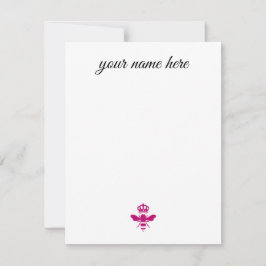 パーソナライズな蜂Notecards ノートカード