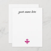 パーソナライズな蜂Notecards ノートカード (正面/裏面)