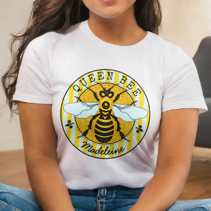 パーソナライズな蜜蜂の《昆虫》マルハナバチの女王バチの蜂蜜 Tシャツ