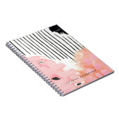 パーソナライズな螺線形のカスタムなジャーナルノート ノートブック (右側)