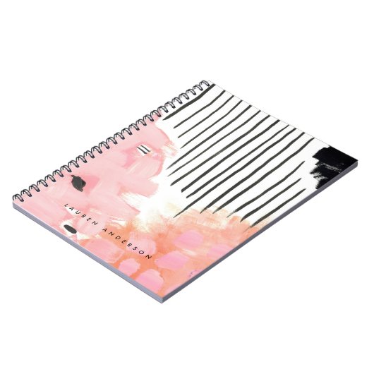 パーソナライズな螺線形のカスタムなジャーナルノート ノートブック (左側)