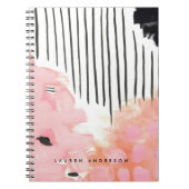 パーソナライズな螺線形のカスタムなジャーナルノート ノートブック (正面)