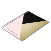 パーソナライズな螺線形のカスタムなジャーナルノート ノートブック (左側)