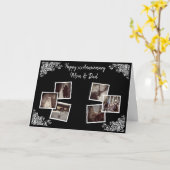 パーソナライズな記念日の写真カード カード (黄色い花)