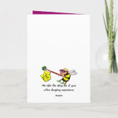 パーソナライズな記念日カード カード (裏面)