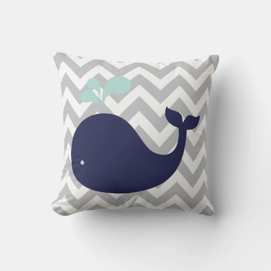 パーソナライズな誕生は航海のな枕を詳しく述べます クッション (正面)