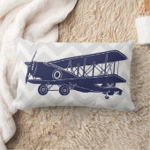 パーソナライズな誕生は飛行機のLumbarの枕を詳しく述べます ランバークッション (ブランケット)