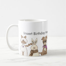 パーソナライズな誕生日のマグ コーヒーマグカップ