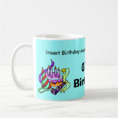 パーソナライズな誕生日のマグ コーヒーマグカップ (左)