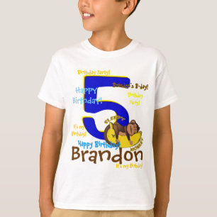 パーソナライズな誕生日のワイシャツ Tシャツ