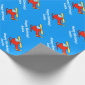 パーソナライズな誕生日の包装紙|のヘリコプター ラッピングペーパー (角)