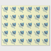 パーソナライズな誕生日の包装紙|のヨット ラッピングペーパー (フラット)