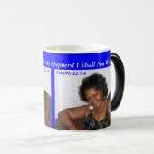 パーソナライズな賞賛のマグ-あなたの名前及び写真を加えて下さい モーフィングマグカップ (正面右)