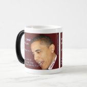 パーソナライズな賞賛のマグ-あなたの名前及び写真を加えて下さい モーフィングマグカップ (正面左)