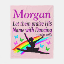 パーソナライズな賞賛の神のフリースブランケット