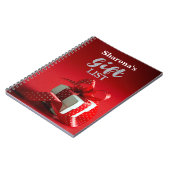 パーソナライズな贈り物のリストの本 ノートブック (左側)